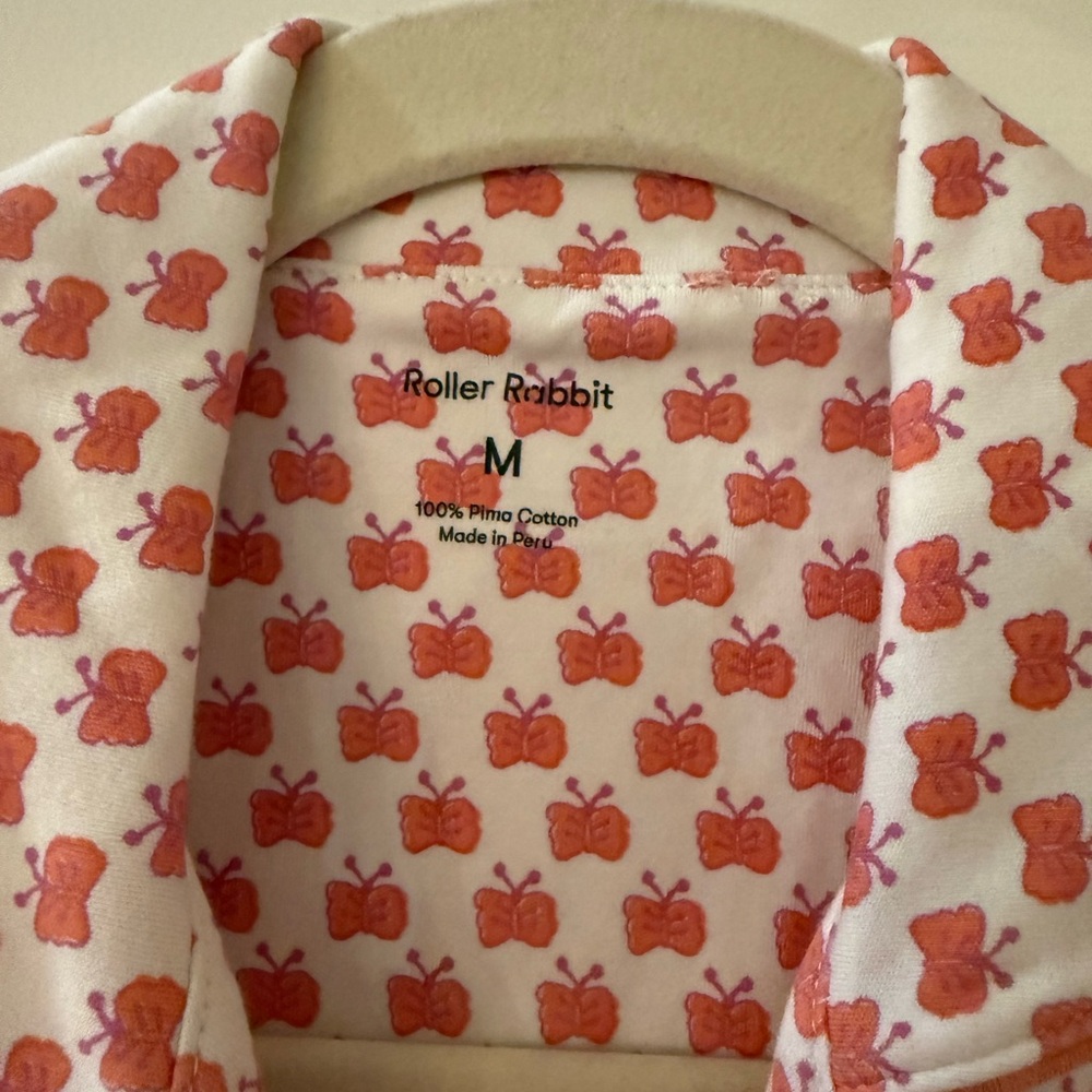 Roller Rabbit Pink and Orange Butterfly Top